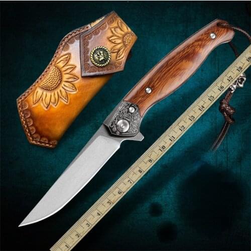 Homir M390 steel folding knife high hardness portable sharp tactical knife emergency tool knife collection knife pocket knife