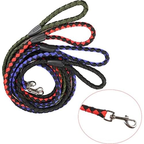 Pet Products Dog Leash For Small Large Dogs Leashes Reflective Dog Leash Rope Pets Lead Dog-Collar Harness Nylon Running Leashes