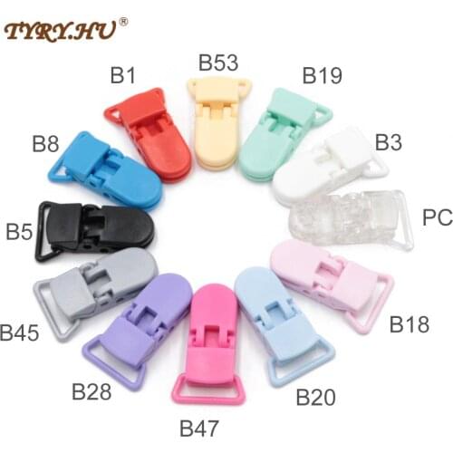 20PCS baby Teething 18mm Plastic Clips DIY Pacifier Clip for silicone teething beads
