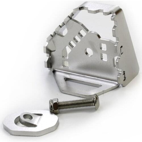 Rear Foot Brake Lever Pedal Enlarge Extension Rear Brake Peg Pad Extender for HONDA CRF1000L Africa Twin Adventure Sports 14-18