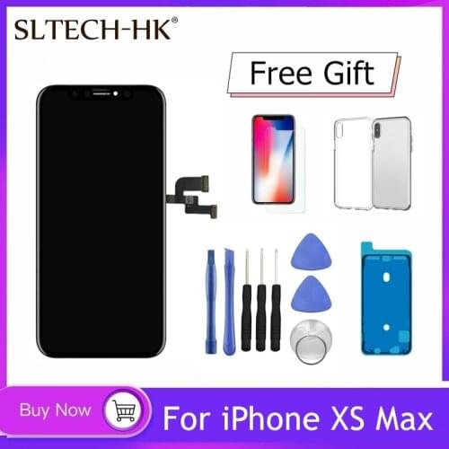 AAA+++ OLED For iPhone XS Max LCD Screen Replacement Display With 3D Force Touch True Tone No Dead Pixel