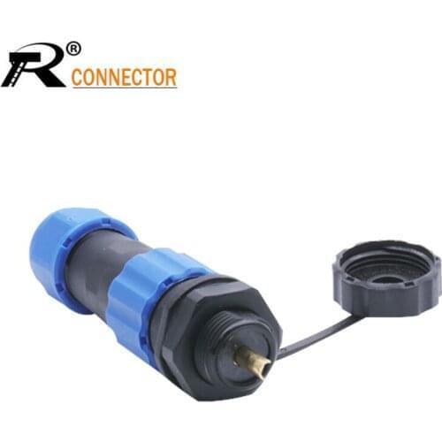 10pcs IP68 SP13 Aviation Back Nut Waterproof Connector Male&female Plug and Socket 1/2/3/4/5/6/7 pin Wire Cables Terminals