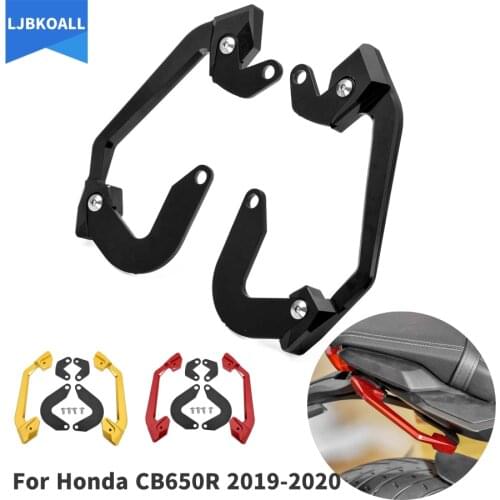 2019 2020 CBR650R Motorcycle Aluminum Rear Passenger Pillion Seat Handle Grab Bar Hand Rail For Honda CB650R Accessories