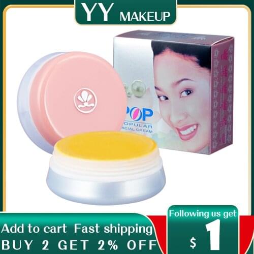 Wholesale POP Pearl whitening & Removal of spots Facial Cream 4g/pcs Concealer skin care whitening skin in 7 days 12pcs/lot
