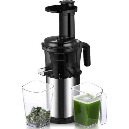 40RPM Slow Juicer Auger Squeezing Stainless Steel Press Extractor Slag juice Separation Electric Fruit Vegetable Juicer Machine