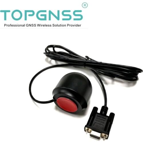 5V RS232 level GNSS GPS receiver antenna module NMEA 0183 4800bps DB9 Female connector cable 3meter