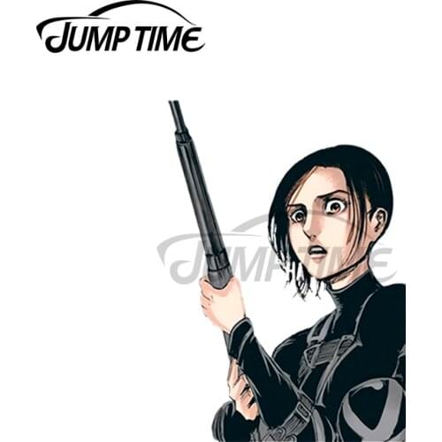 JumpTime 13 x 4.2cm For Sasha Braus Car Stickers Creative Vinyl Decal Sunscreen Car Accessories Bumper Windows Decoration