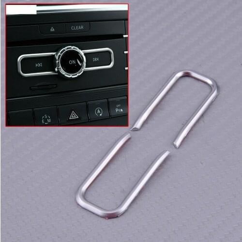 Car CD Switch Sequin Trim Chrome Style ABS Fit For Mercedes Benz A W176 B W246 CLA C117 GLA X156 GLE W166