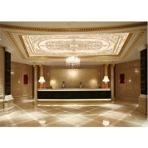 European Palace marble Photo Wallpaper Living Room Bedroom KTV Ceiling Murals Wallpaper