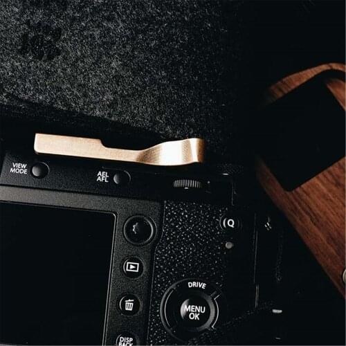 Brass Thumb Grip Thumb Rest Hot Shoe Cover For Fuji X100F Xpro2 XT20 XT10 XPro1 FujiFilm X100F Fuji Xpro2 XPRO1 FujiFilm X PRO2