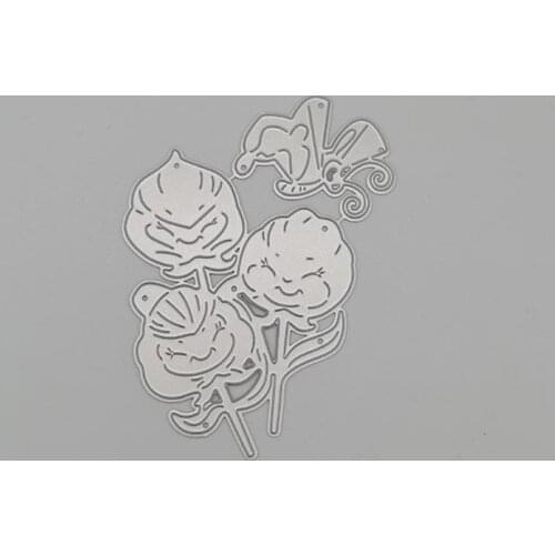 Beautiful Flowers Metal Cutting Dies Stencils Scrapbooking Decorative Embossing Folder Carbon Steel Paper Card DIY