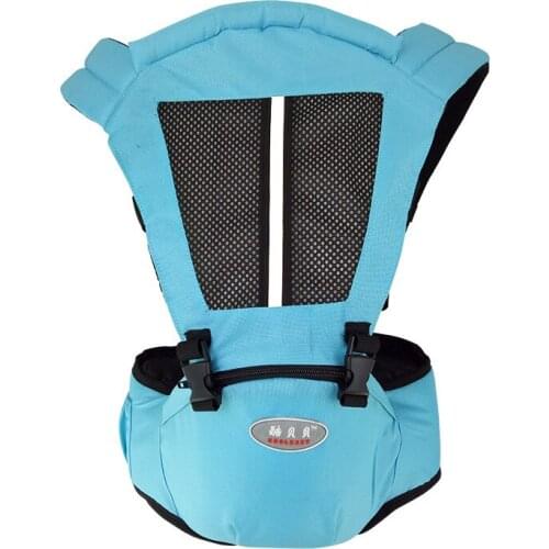 3-36 months Four seasons multi-functional breathable double shoulder baby strap baby waist stool manufacturer wholesale