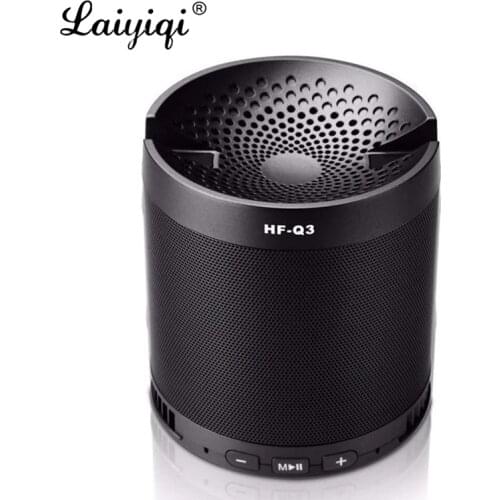 Fashion speakers bluetooth portable with phone dock support AUX TF FM grill metal 3D stereo parlante bluetooth portatil tweeter