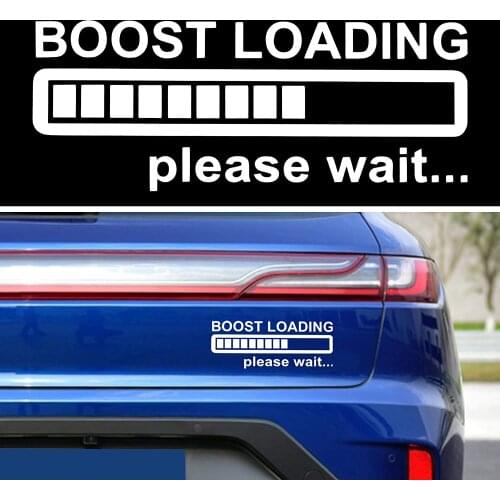 Boost Loading Decals for Car Vinyl Waterproof Boost Loading Car Stickers for Car Window Bumper Trunk Laptop Motorcycle Auto