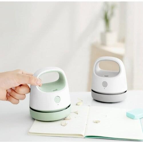 Desktop Vacuum Cleaner USB Charging Wireless Portable Keyboard Cleaning Handheld Vacuum Cleaner Office Pet Hair Removal Sweeper