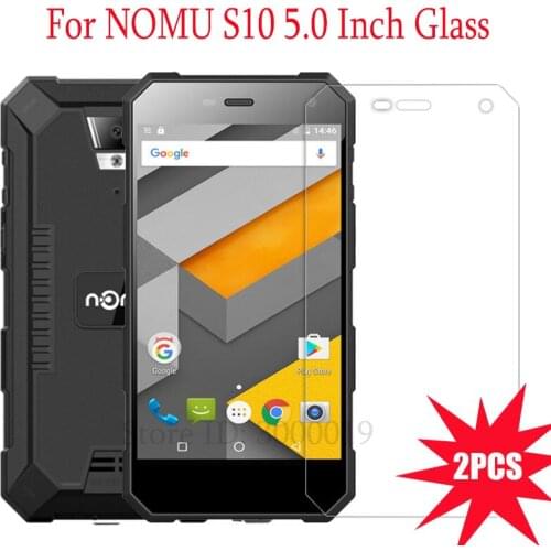 2PCS NOMU S10 Tempered Glass Film 5.0inch 9H 2.5D Premium Protective Front Film For NOMU S10 Pro Screen Protector Mobile Phone