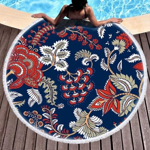 Swimming Beach Towel Round Shawl Beach Towel Yoga Bath Towel Summer Water Sports Yoga Beach Mat Shawl for Women Cape Mat