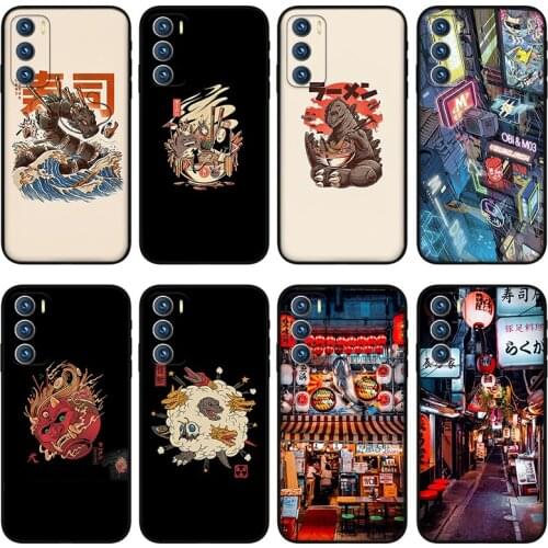 Japan series phone case for oppo Reno 4 6 pro Puls Z Silicone case for oppo realme GT Q3 Q2 GTneo X7 X50 pro