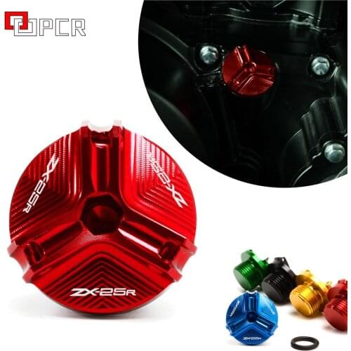 Motorcycle Engine Oil Filter Cup Plug Cover Screw For KAWASAKI NINJA ZX-25R ZX25R ZX 25R 2020 2021 Accessories