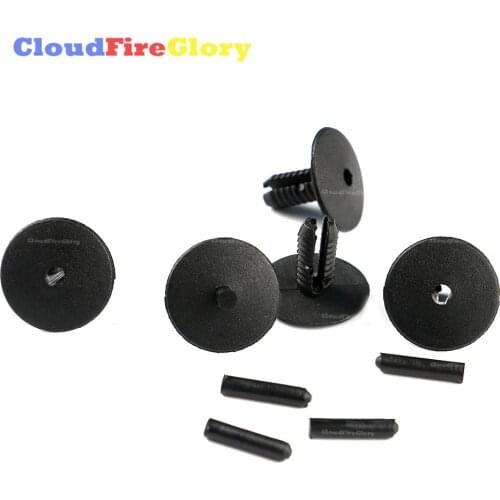 CloudFireGlory For BMW 3,5,7,X5 Series E34 E36 Front Rear Bumper Cover Clip Push In Rivet 51111944537