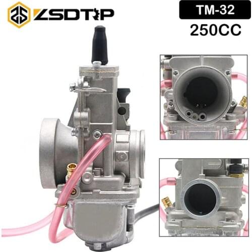 ZSDTRP TM32-1 32mm TM Mikuni Carburetor TM32 Motorcycle for Yamaha DT200S TMX30 Flat Slide Carburetor