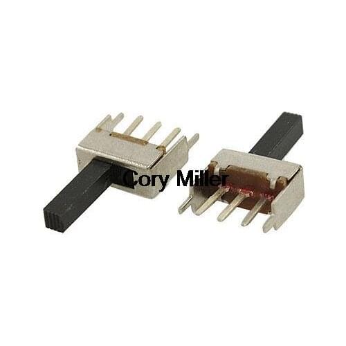 2 Position 1P2T SPDT 3 Pin PCB Panel Mini Vertical Slide Switch SS12F49G9