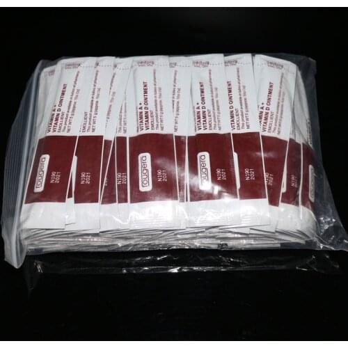 50pcs/lot A&D Tattoo Repair Gel Permanent Tattoo Eyebrow Lip Skin Care Body Art Repair agent Cream Vitamin Beauty Makeup Tool