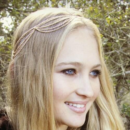 Hair Accessories Band Jewelry Headpiece Sticks Summer Women Hippie Fashion Beach Decoration Festival Gift Bridesmaid Angel Girl