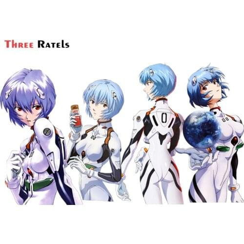 Three Ratels F289 Anime Girl Car Stickers DIY Decal Auto Motorcycle Decoration Waterproof Car Styling Graphics