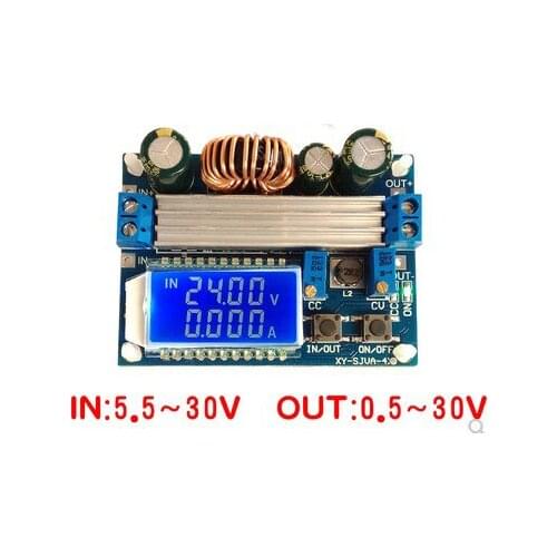 Free shipping Adjustable 35W Step Down Buck Step Up Boost Power Supply Module Constant Pressure LCD Digital Display