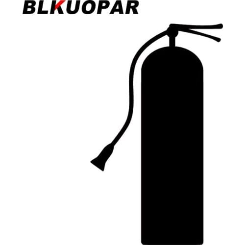 BLKUOPAR for Fire Extinguisher Silhouette Car Stickers Creative Decals Car Accessories VAN Skateboard Waterproof DIY Goods