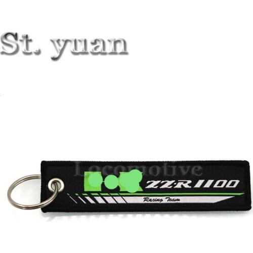 For Kawasaki Motorcycle Keychain ZZR600 ZR-7 ZXR750 ZZR1100 1400GTR key ring key hanging buckle
