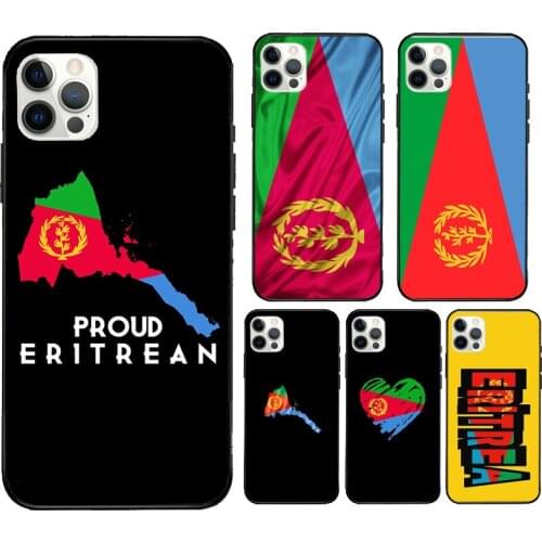 Eritrean Flag Fundas For iPhone 12 Pro Max Mini XR X XS Max SE 2020 6S 7 8 Plus 11 Pro Max Phone Case