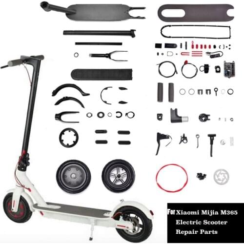 Electric Scooter Parts for Xiaomi M365 Fender Kickstand Light Dashboard Mainboard Disc Brakes for Xiaomi M365 Pro Repair Part