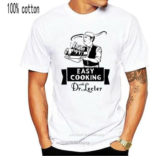 Men tshirt Easy Cooking With Dr. Lecter T Shirt women T-Shirt tees top