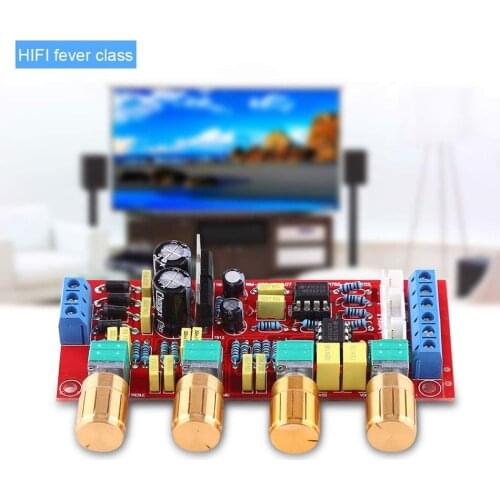 NE5532 OP-AMP HIFI Amplifier Preamplifier Volume Tone EQ Control Board DIY KIT and finished product