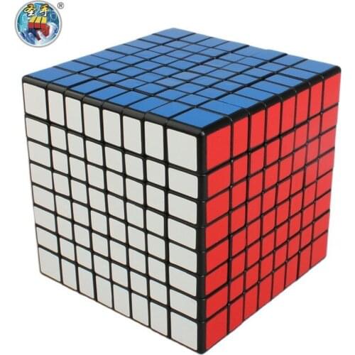 ShengShou 8x8x8 Magic Puzzle Cubo Magico 8x8 Speed Cube Black Twist 8 Layers Magic Puzzle Professional Educational gift toys