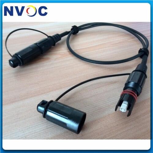 5Pcs Impermeable IP67 Cor ning MINI SC FTTA 1M 3M 5M 10M Patch COrd Match H connector Mini SC APC OptiTap Fiber Optic Connector