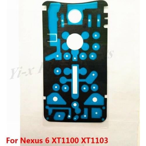 10pcs/lot For Motorola Nexus 6 XT1100 XT1103 Original Sticker Adhesive Glue Tape Battery Cover Back Rear Door