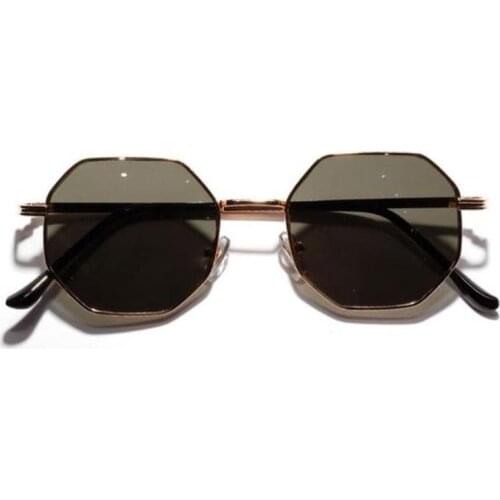 2021 Polygon Frame Sunglasses Outdoor Decorative Glasses Metal Frame UV400 Lightweight Sunglasses For Women And Men