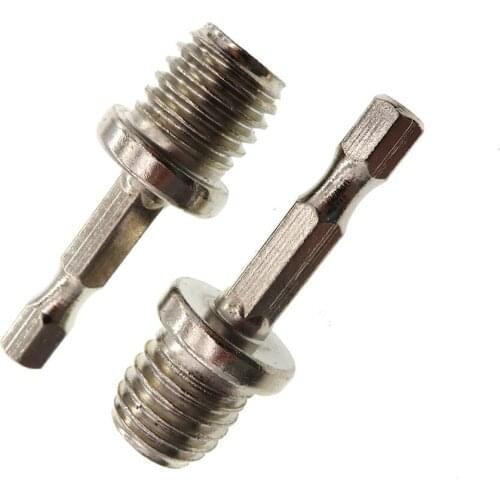 2pcs Hexagon connecting rod 1/4 Hexagon Connecting Rod Adapter M14 Brand new