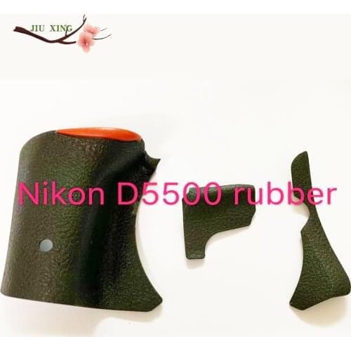 3pcs/set Original Rubber For Nikon D5500 Front Handle Grip Rubber Cover / Side Rubber / Thumb Rubber Repair Parts