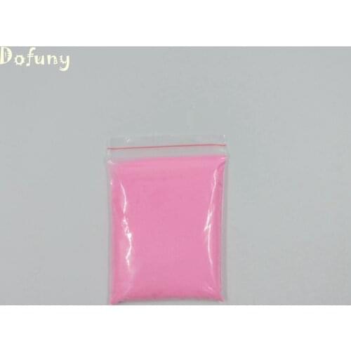 50g/lot Pink Color Phosphor Luminous Powder Photoluminescent Glitter Pigment,Glow in Dark Dust Coating