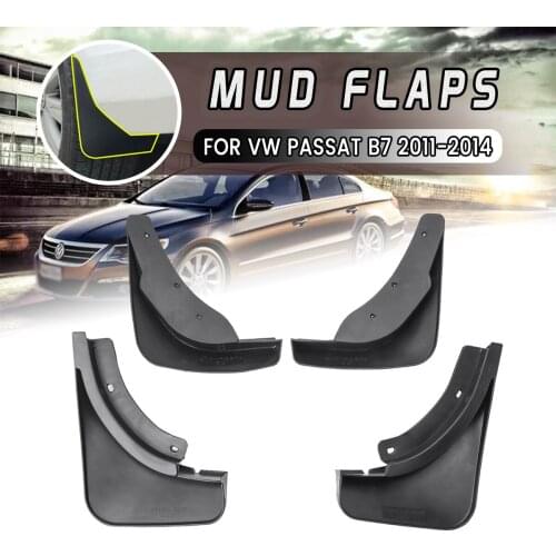 For VW Passat B7 2011 2012 2013 2014 Car Mud Flaps Front Rear Mudguards Mudflaps for Fender Splash Guards
