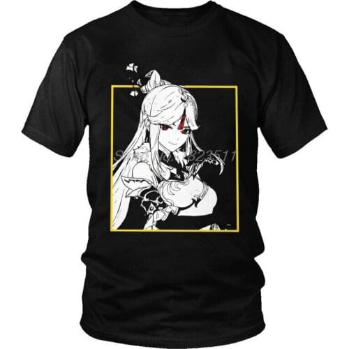 Tvoe Ningguang Genshin Impact T-shirt Mens Graphic T Shirt Short Sleeve Cotton Japan Anime Game Tshirt Urban Tees Tops