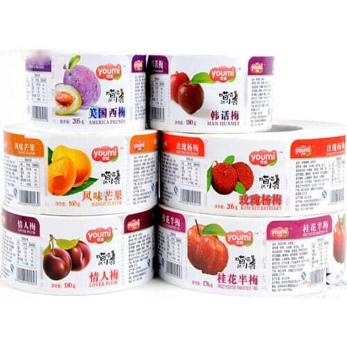 Custom colorful adhesive stickers, vinyl sticker label, sticker label printing