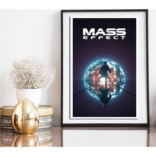 Mass Effect Illusive Man Canvas Posters Prints Wall Art Painting Decorative Picture Modern Bedroom Home Decoration Framework HD