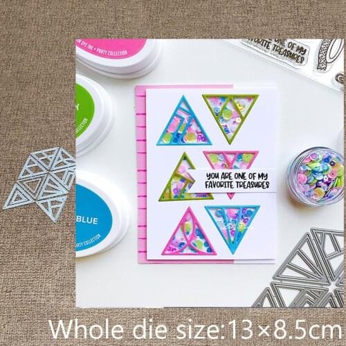 XLDesign Craft Metal stencil mold Cutting Dies MOSAIC TILE decoration scrapbook die cuts Album Paper Card Craft Embossing