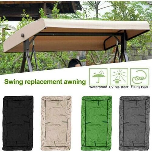 Multicolor Outdoor Swing Sunshade Waterproof Canopy Raincoat Outdoor Rainproof Cover Patio Swing Chair Dust Waterproof Covers