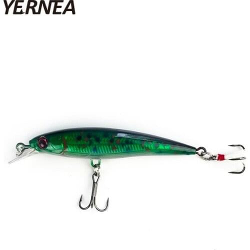 New 1pcs Fishing Lures Floating Minnow Fishing Lure 10 Colors High Quality Hooks Wobblers Crankbait Artificial Bait 3D Eyes